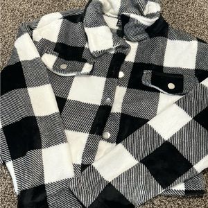 Plaid, cropped jacket